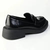 Madison Nancy Loafer With Saddle - Black