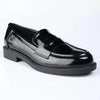 Madison Nancy Loafer With Saddle - Black