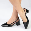 Madison Nanny Block Heel - Black