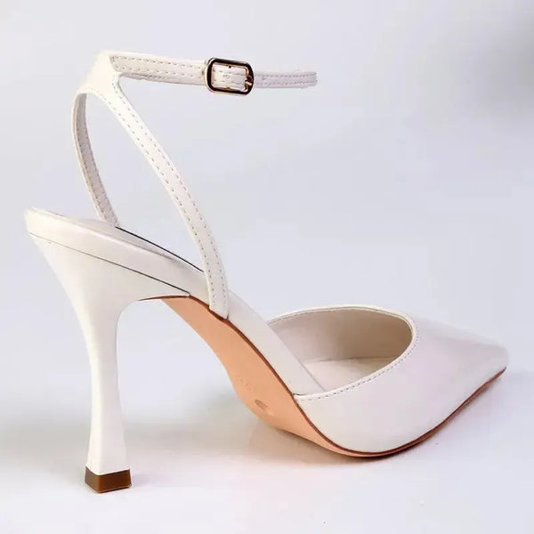 Madison Natalia Hourglass Heel - Off White