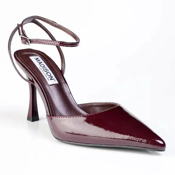 Madison Natalia Hourglass Heel - Wine