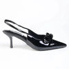 Madison Natasha Slingback With Bow Heel - Black