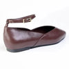 Madison Nature Pump With Ankle Tie - Chocolate