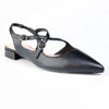 Madison Nella Cross Over Slingback - Black