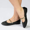 Madison Neo Pump With Metal Bar - Black