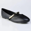 Madison Neo Pump With Metal Bar - Black