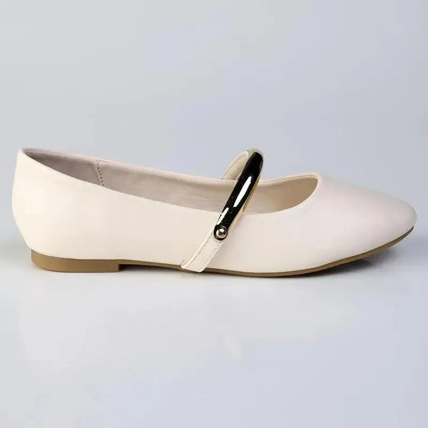 Madison Neo Pump With Metal Bar - Off White