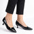 Madison Norma Kitten Heel Court Shoes - Black
