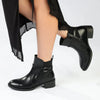 Madison Octavia Ankle Boo - Black
