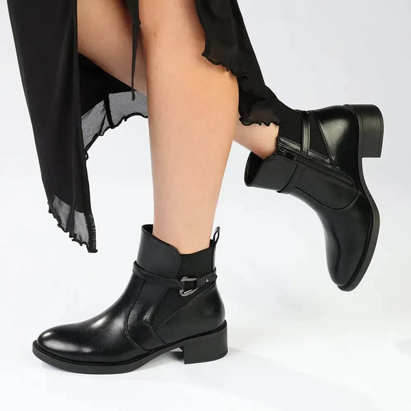 Madison Octavia Ankle Boo - Black
