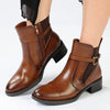 Madison Octavia Ankle Boot- Tan