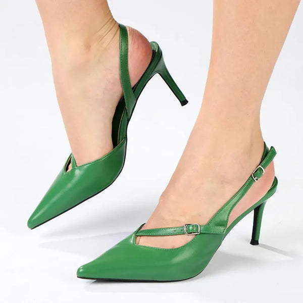 Madison Odelle Stiletto - Dark Green
