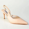 Madison Odelle V-Vamp Stiletto Slingback - Nude
