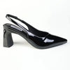 Madison Odette Basic Slingback On Block Heel - Black