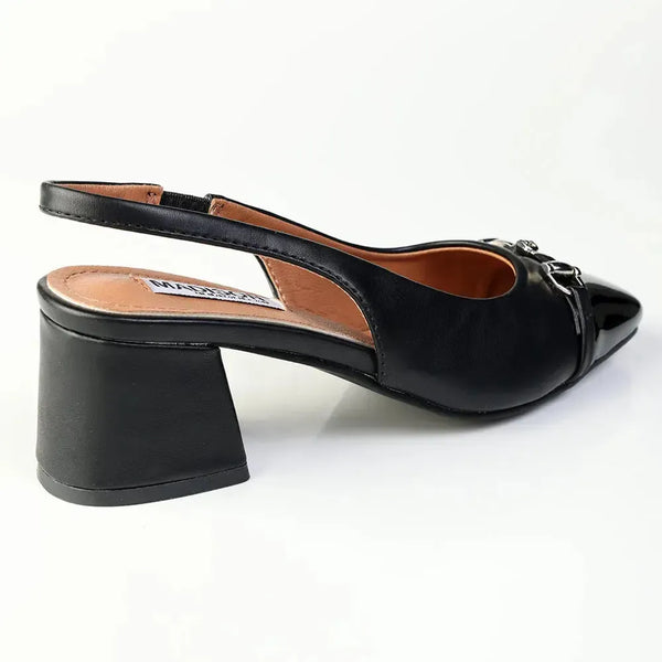 Madison Ofeera 2 Trim Block Heel - Black