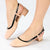 Madison Oksana Block Heel - Nude / Black