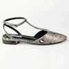 Madison Ola T-Bar Loafer - Black Multi