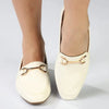 Madison Olga Trimmed Loafer - Off White