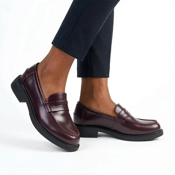 Madison Olivettie Loafer - Wine