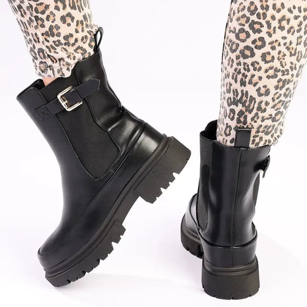 Madison Olva Ankle Boot - Black