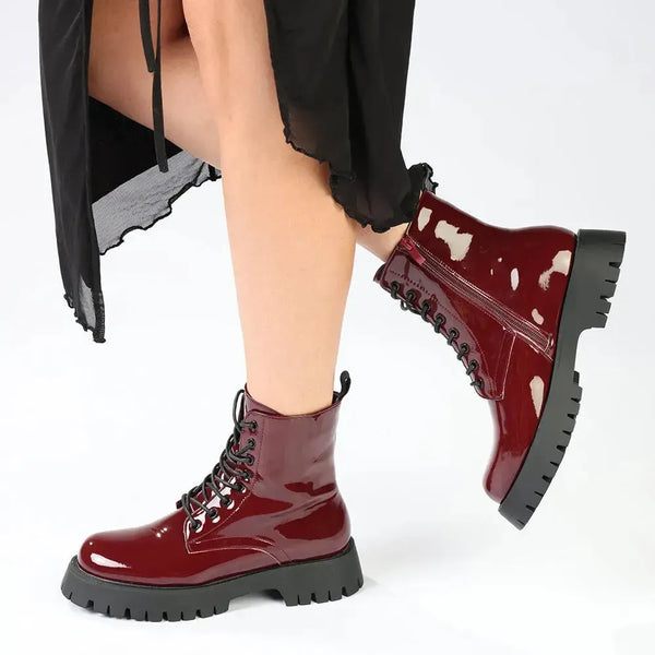 Madison Olwyn Boot - Burgundy