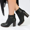 Madison Ombretta Ankle Boot - Black