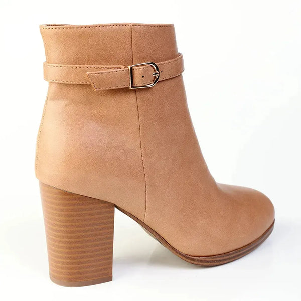 Madison Ombretta Ankle Boot - Nude