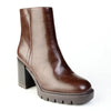 Madison Omen Cleated Sole Block Heel Ankle Boot - Dark Brown