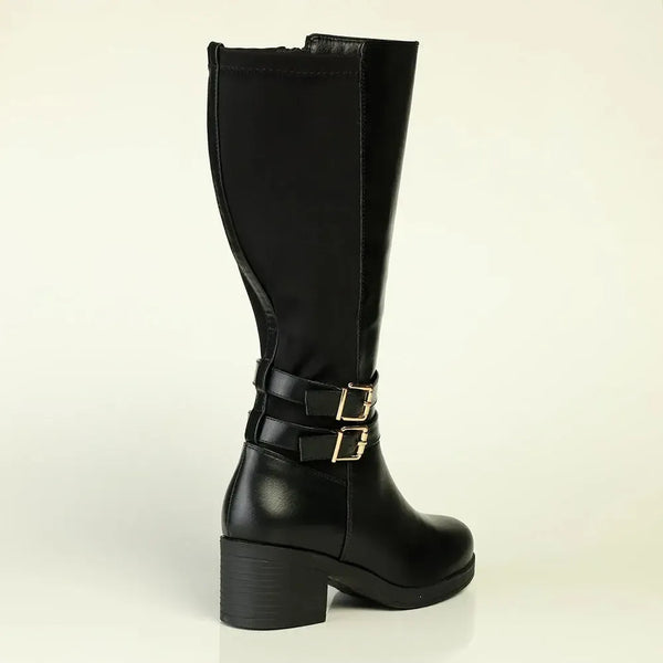Madison Onyx Long Boot - Black