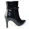 Madison Orcid Stiletto Ankle Boot With Buckle - Black