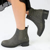 Madison Orette Chelsea Low Block Heel Boot - Grey
