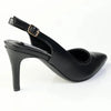 Madison Orsaline Plain Stiletto Slingback - Black