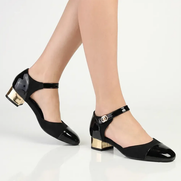 Madison Ottoline 2 Low Block Heel - Black