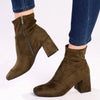 Madison Owen Ankle Boot - Olive