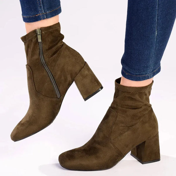 Madison Owen Ankle Boot - Olive