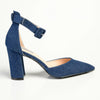 Madison Padma Block Heel Court -Dark Blue-Madison Heart of New York-Buy shoes online