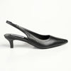 Madison Paige Kitten Slingback Heels - Black-Madison Heart of New York-Buy shoes online