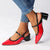 Madison Pally Heel - Red / Black