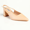 Madison Palmer Slingback Low Block Heel Court - Nude-Madison Heart of New York-Buy shoes online