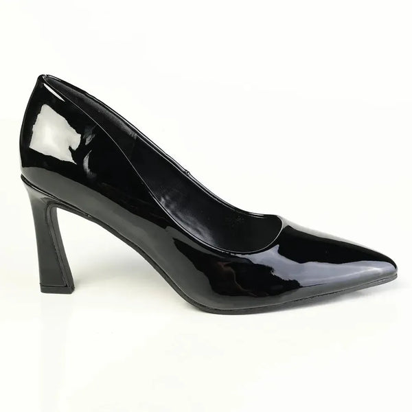 Madison Pam Court - Black Patent