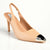Madison Paola Closed Metal Toe Sling Back - Nude/Silver-Madison Heart of New York-Buy shoes online