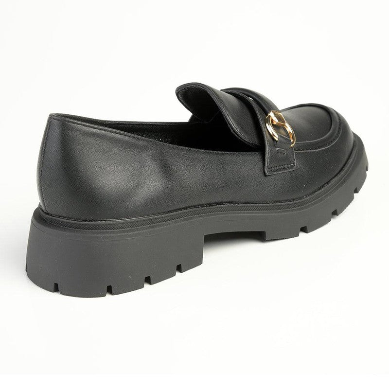 Madison Paris Ladies Slip On Loafers - Black | Shoe Box Online Store