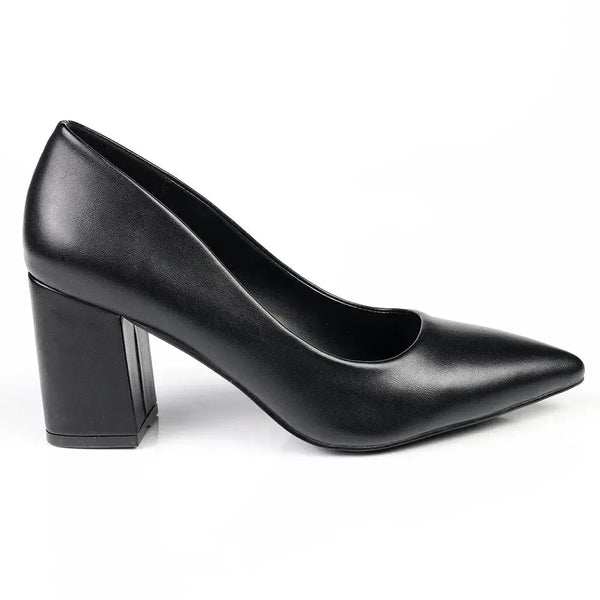 Madison Patricia Block Heel Court - Black