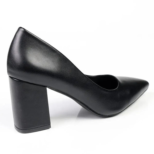 Madison Patricia Block Heel Court - Black