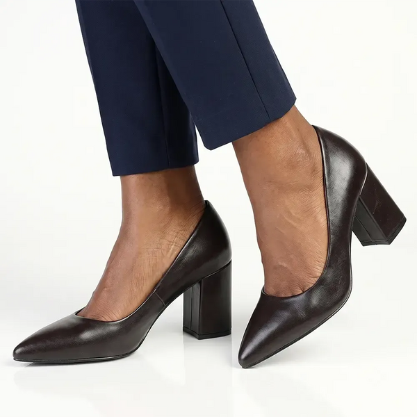 Madison Patricia Block Heel Court - Black