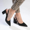 Madison Paula 2 Block Heel - Black