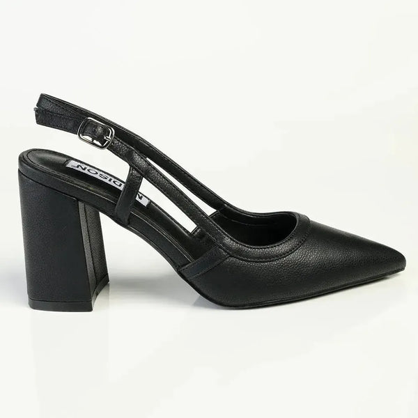 Madison Paula Block Heel - Black