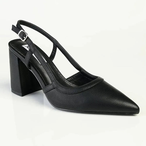 Madison Paula Block Heel - Black