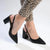 Madison Paula Block Heel - Black