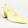 Madison Paula Block Heel - Yellow